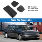 Set of 4 Car Pedal Pad Covers for Honda Civic (1990–2000) No.17816SK7000/46545SH3000