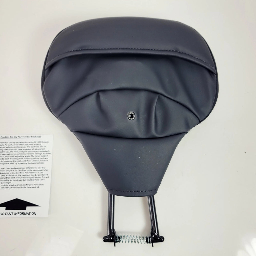Backrest for Harley Davidson Touring CVO (2014–2023) 52300725 Black Red Stitching