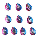 10X Copper Fishing Spinner Blades Kit UV Modified Colorful for Lure DIY