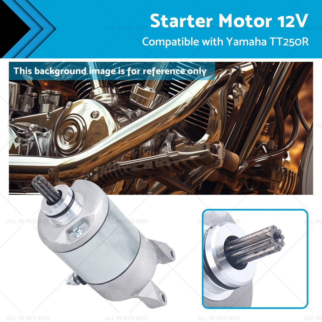 Starter Motor 12V for Yamaha YS250 TT250R YBR250 (1993–2006)