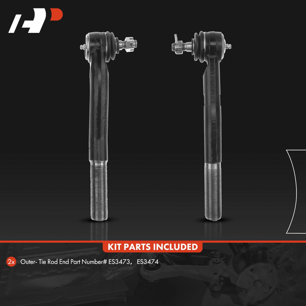 2X Outer Tie Rod End for Jeep Grand Cherokee (1999-2004)