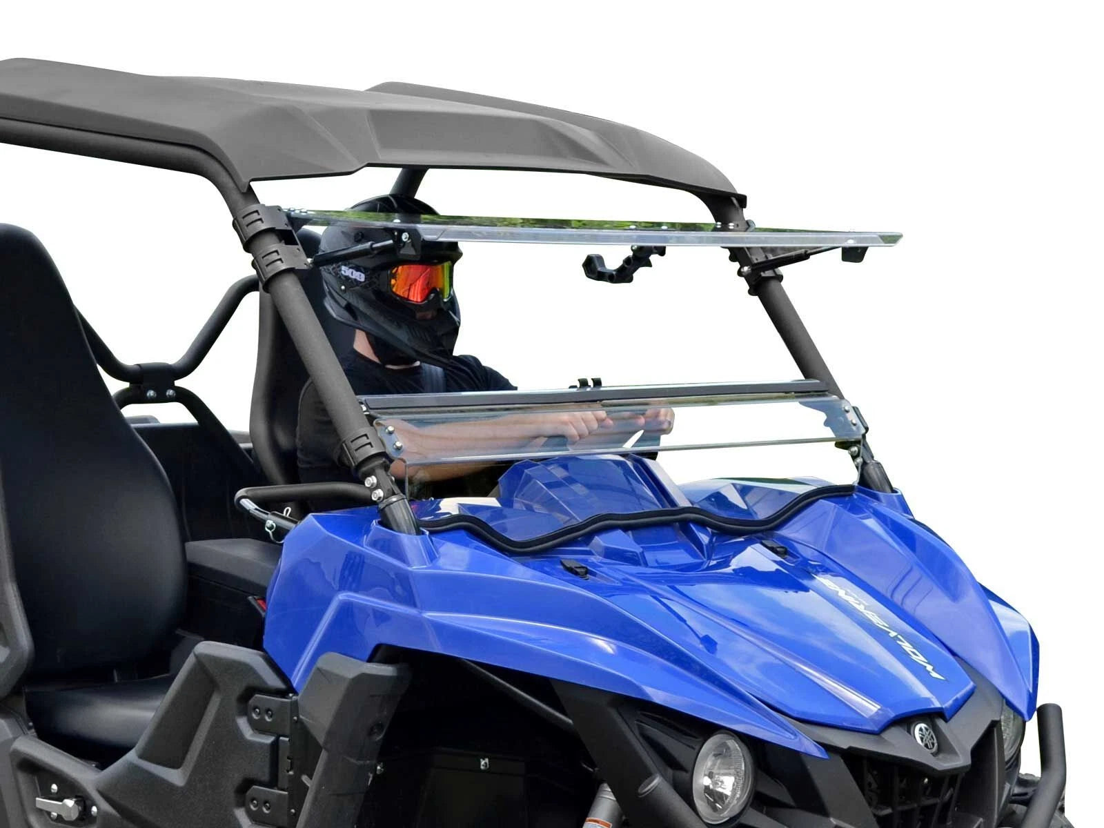 Heavy Duty Scratch Resistant Flip Windshield for Yamaha Wolverine (2015–2018)