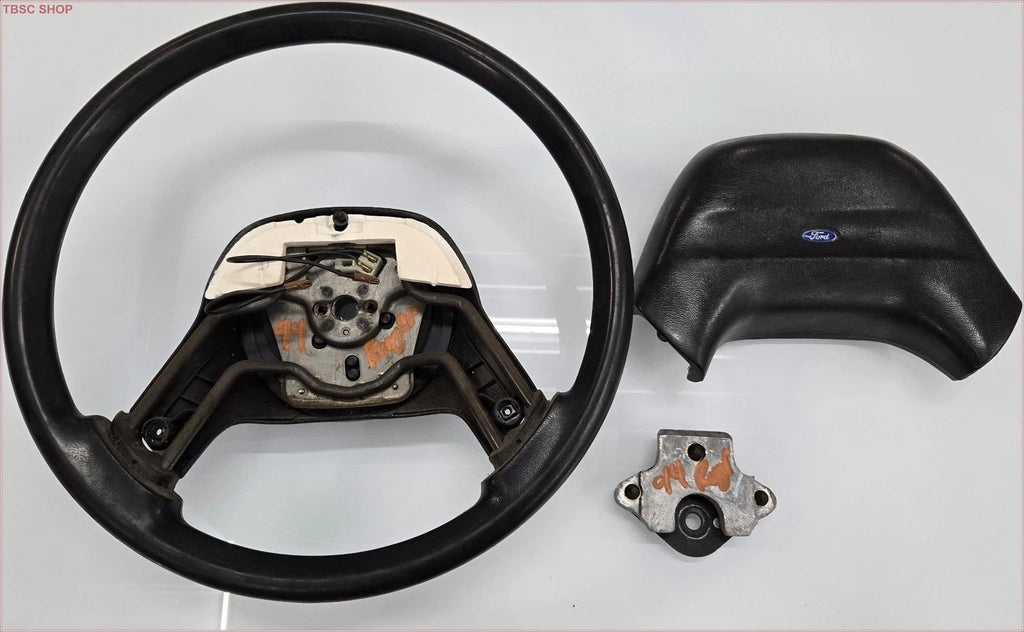 Steering Wheel for Ford Ranger (1993–1994) Black Rubber with Horn Pad