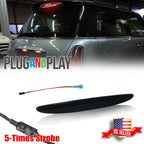 Strobe Flash Red 3rd Brake Stop Lamp Kit for Mini Cooper (2002–2006)
