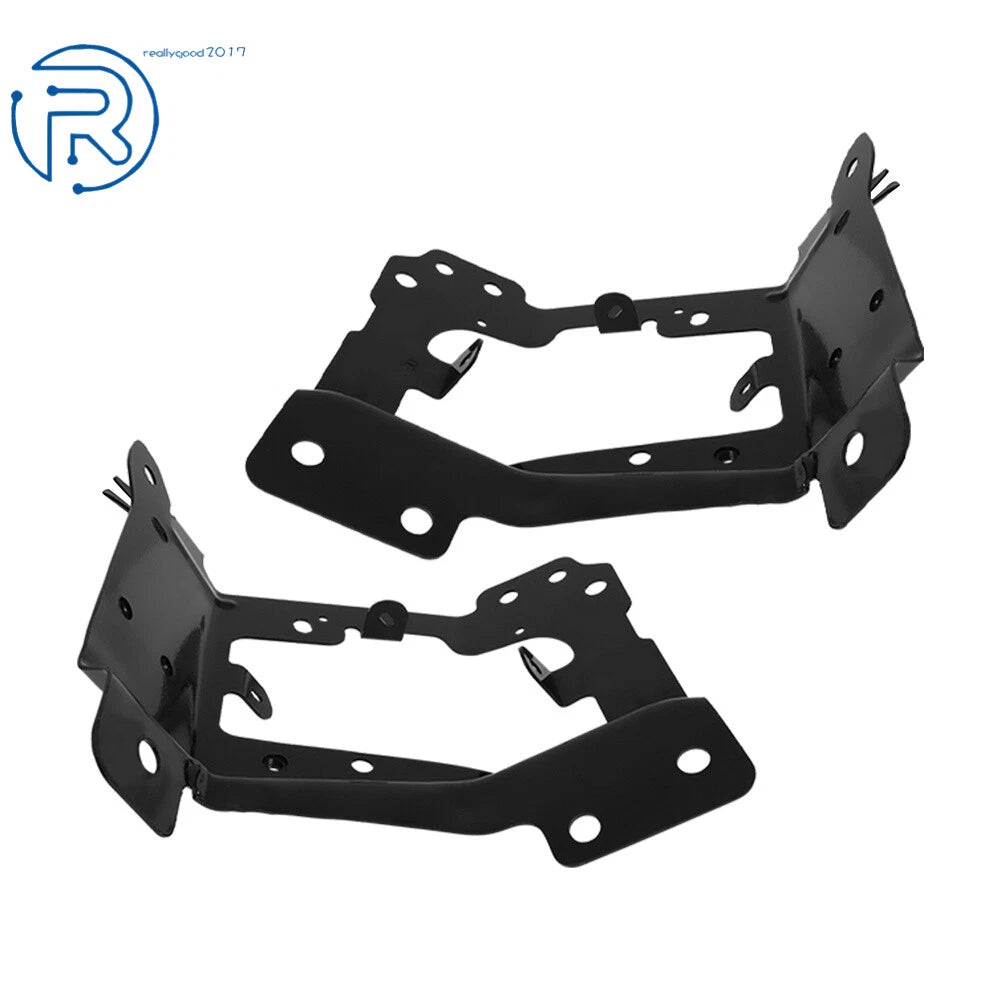 Black Steel Front Outer Bumper Bracket for Chevrolet Silverado 1500 (2014-2015)