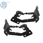Black Steel Front Outer Bumper Bracket for Chevrolet Silverado 1500 (2014-2015)