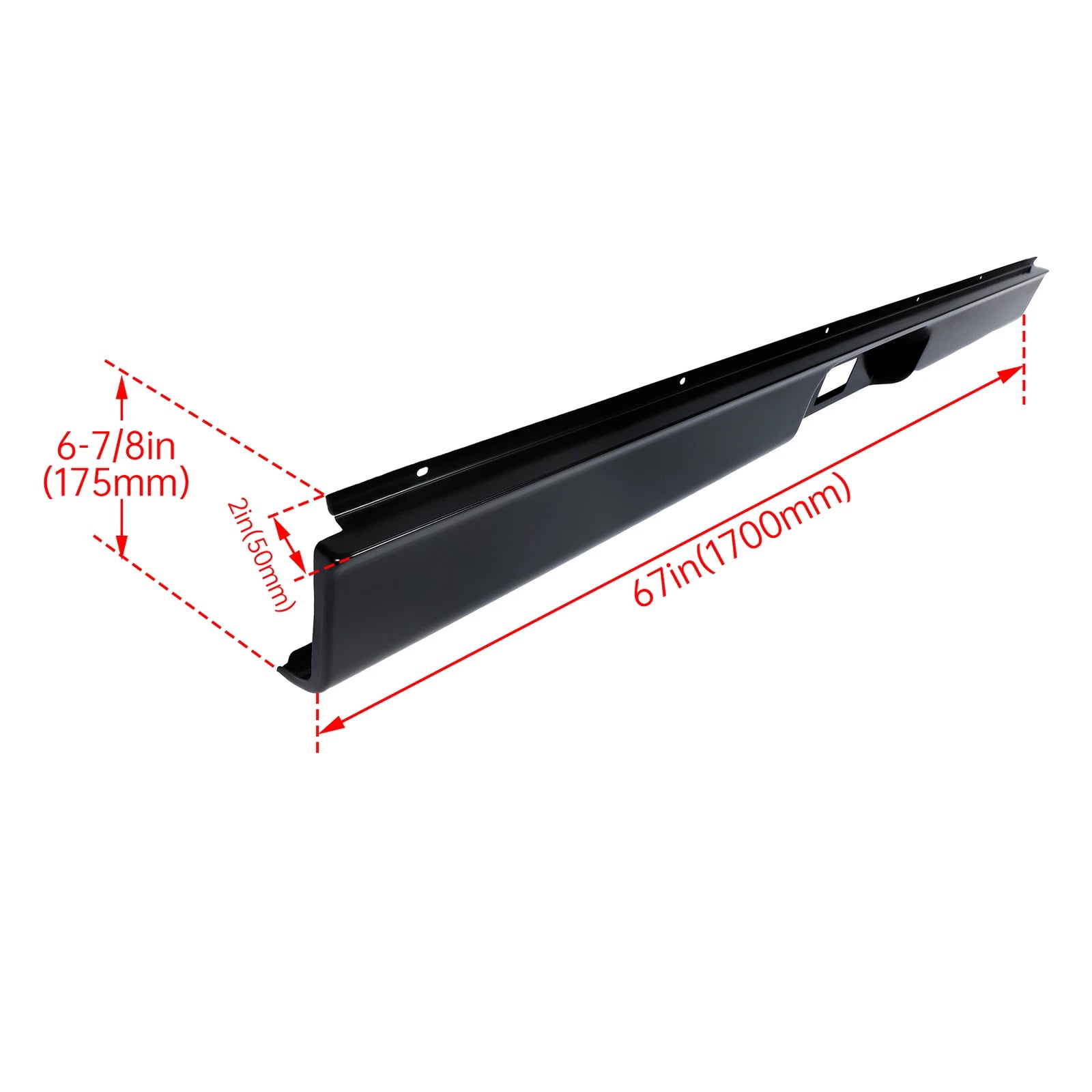 Roll Pan Kit with Light & Flip Down for Chevy C10 (1973–1987)