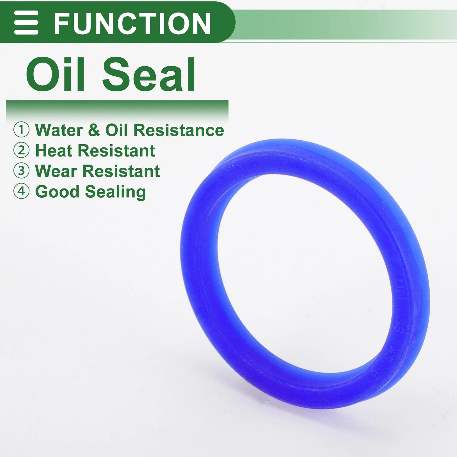 Set of 5 Oil Seal Ring 35x43x5mm for Rotary Shaft (High Pressure)