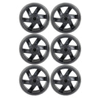 Set of 6 Deck Wheels and Hardware Kit for Husqvarna