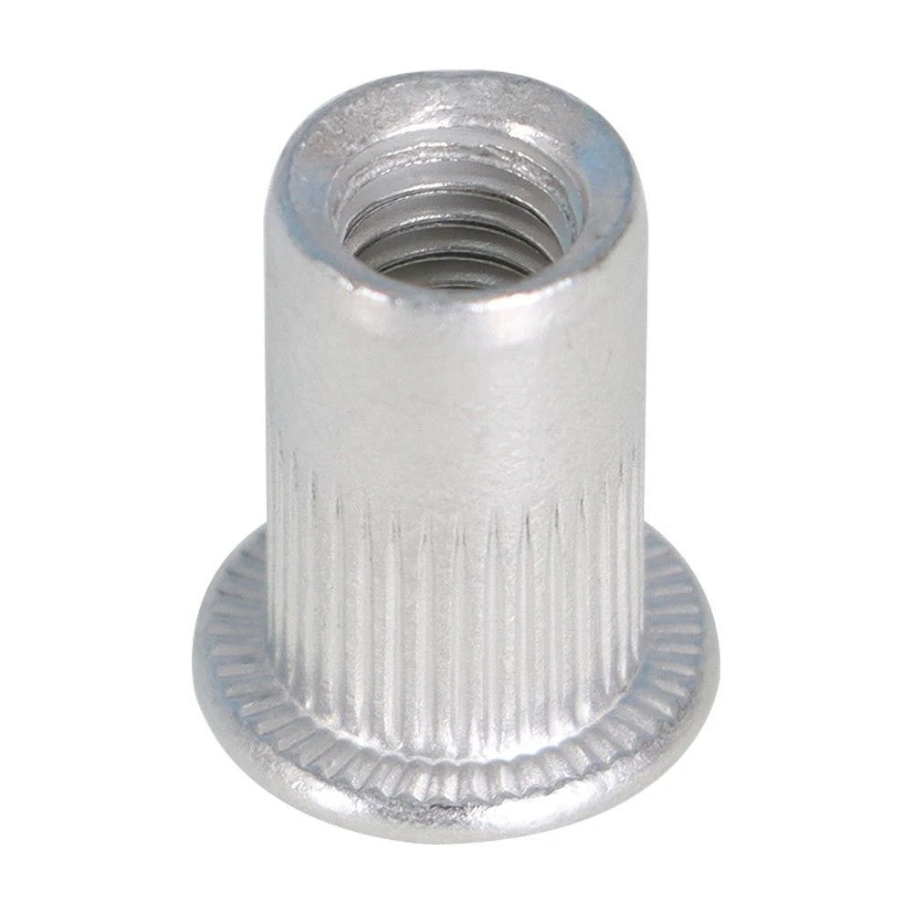 Set of 100 M6 Flat Head Aluminum Rivet Nuts for Various Models