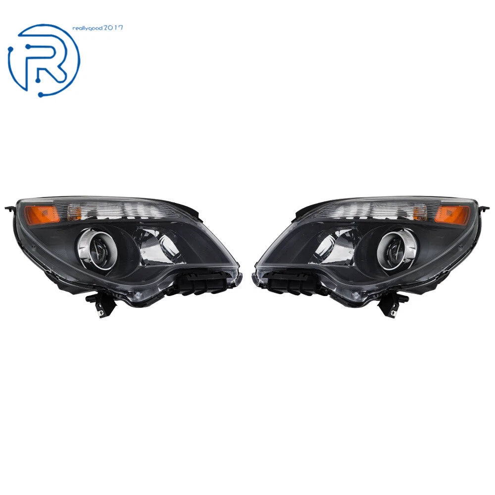 Set of 2 Halogen Headlights for Chevy Equinox (2010-2015)