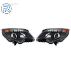 Set of 2 Halogen Headlights for Chevy Equinox (2010-2015)