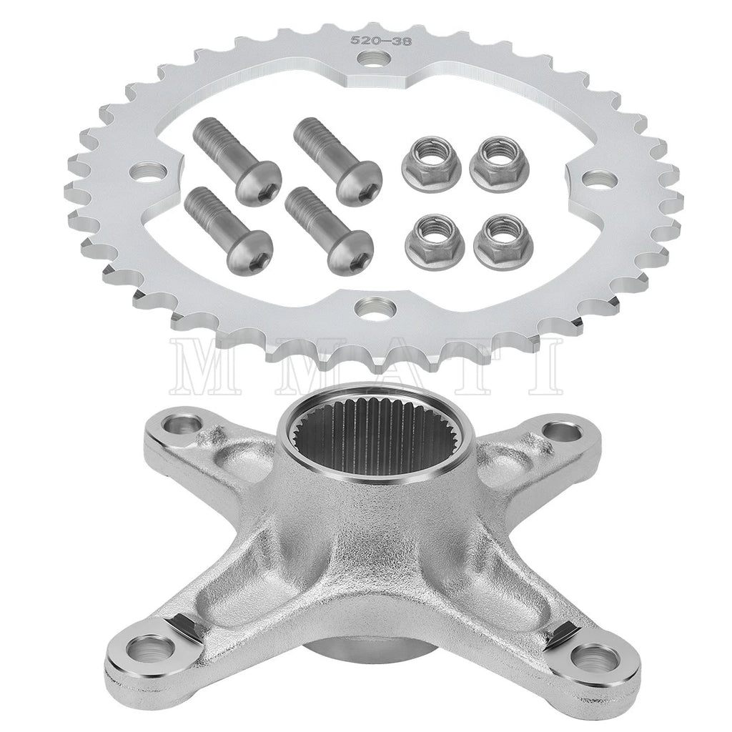 Rear Axle Sprocket Hub Mount for Yamaha YFZ450R YFZ450X (2009–2024)