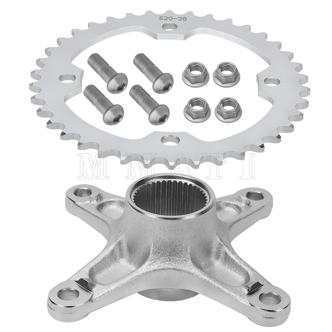 Rear Axle Sprocket Hub Mount for Yamaha YFZ450R YFZ450X (2009–2024)
