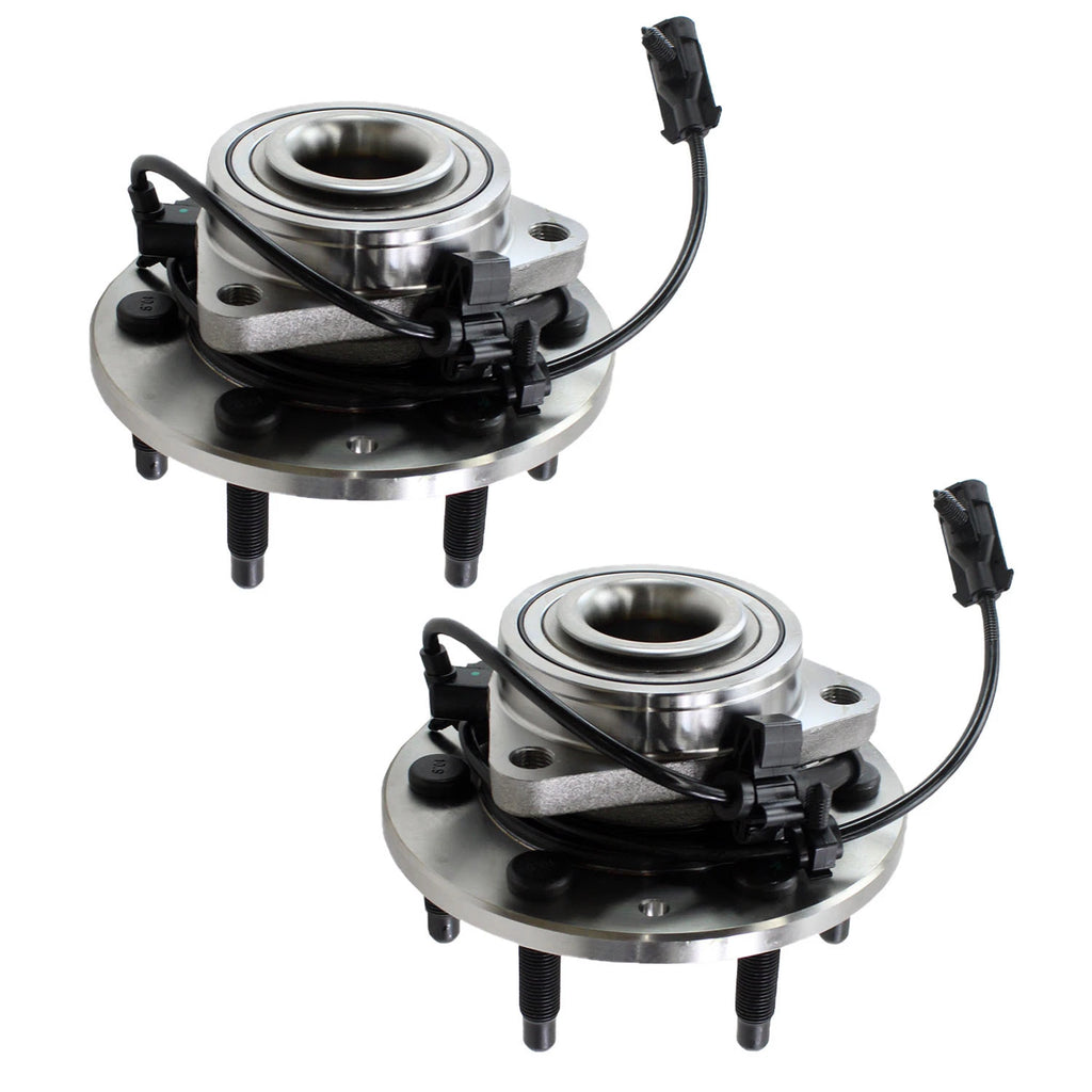 2pc Front Wheel Bearing Hub Assembly for Chevrolet GMC AWD