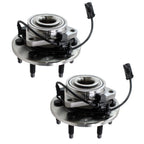 2pc Front Wheel Bearing Hub Assembly for Chevrolet GMC AWD