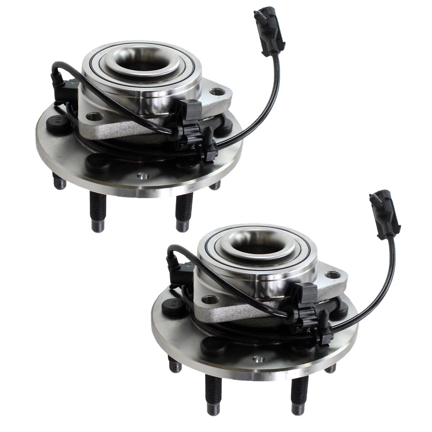 2pc Front Wheel Bearing Hub Assembly for Chevrolet GMC AWD