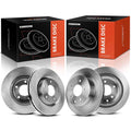 Set of 4 Disc Brake Rotors for Nissan Rogue (2008–2017)