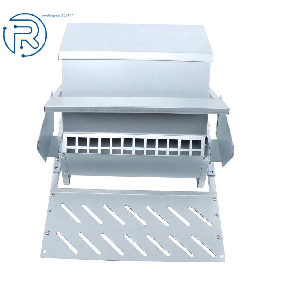 20lb Steel Automatic Chicken Feeder for Chickens (6-12)