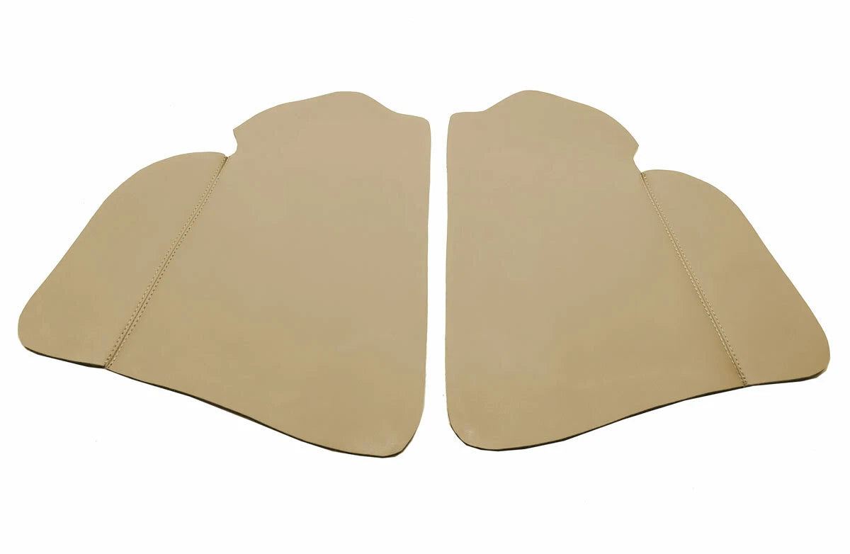 Door Panel Insert Cards Cover for Toyota RAV4 (2013–2018) Beige PVC Leather