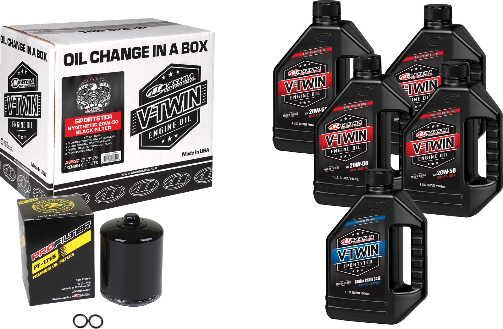 Oil Change Kit for Harley-Davidson Maxima V Twin (1990–2023)