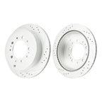Rear Drilled Slotted Brake Kit for Toyota Sequoia (2013–2021)
