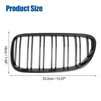 Front Hood Bumper Grille for BMW 328i 335i M3 335is (2012–2013) 1 Pair Black