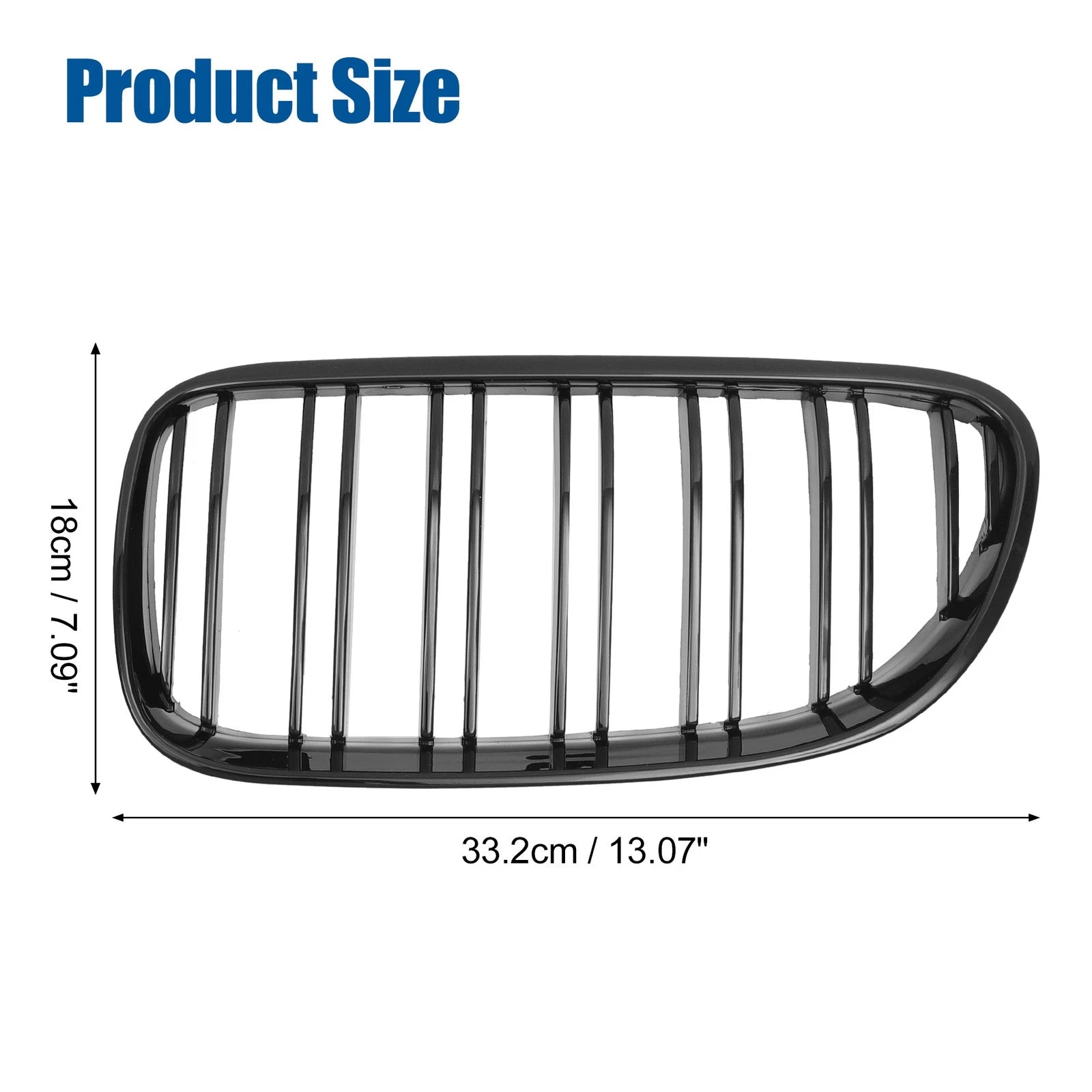 Front Hood Bumper Grille for BMW 328i 335i M3 335is (2012–2013) 1 Pair Black