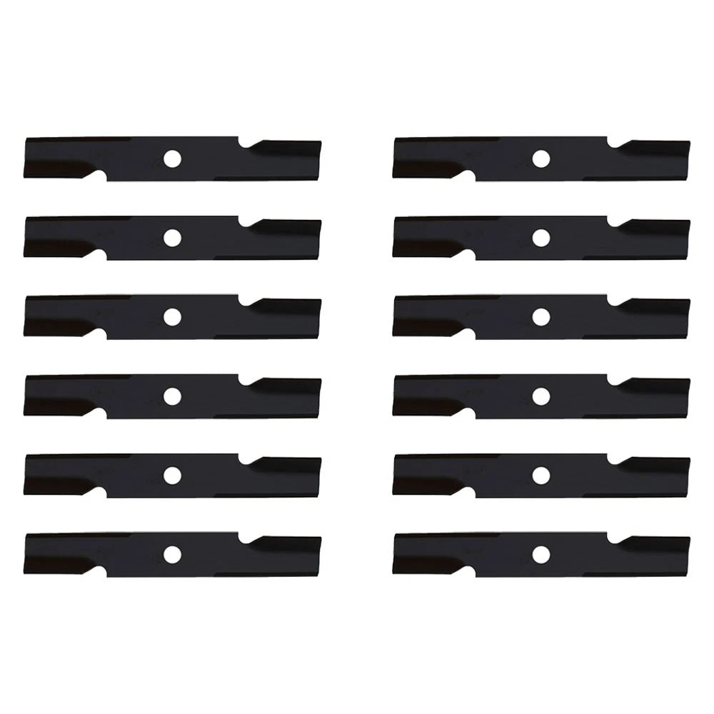 12 Notched Mower Blades for Exmark (Replaces 103-6381)