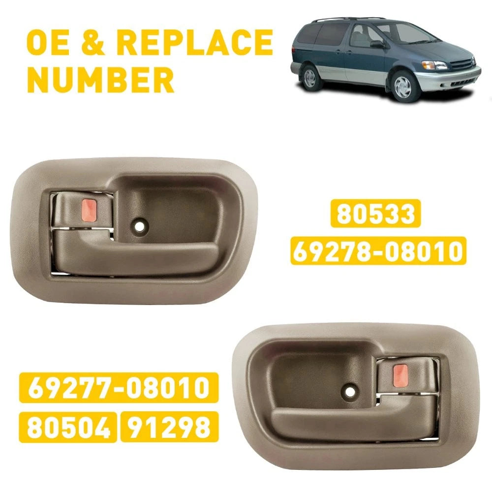 Interior Door Handle Set for Toyota Sienna (1998–2003)
