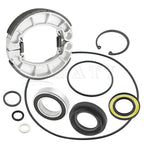 Rear Brake Drum Shoes Bearing Seals Kit for Honda Rancher 420 TRX420FPM (2009–2013)