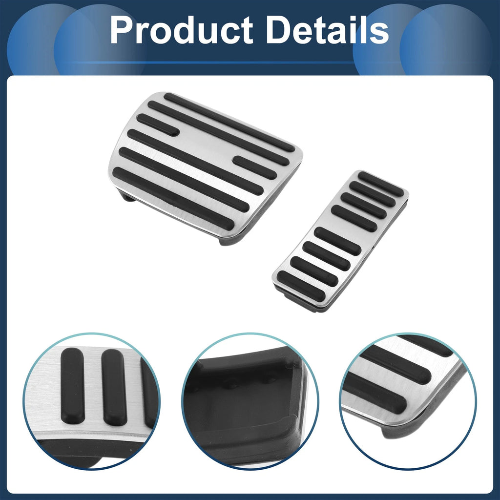 2X Automatic Foot Accelerator Pedal Covers for Audi A4 A5 A6 Q5 (2014–2020)