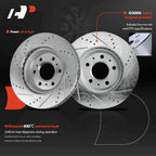Front Side Drilled Brake Rotors for Chevrolet Uplander (2006-2009)