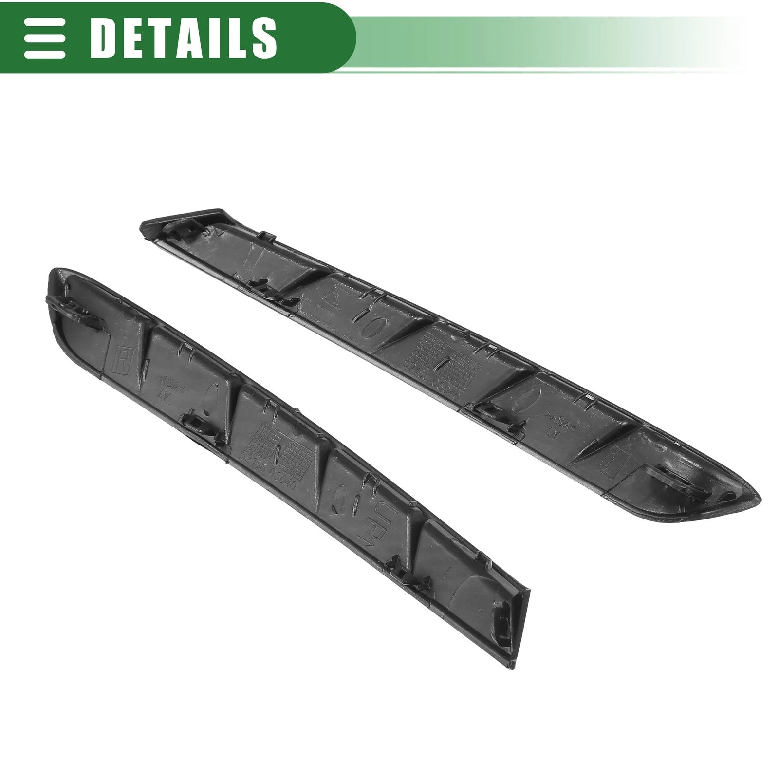 1 Pair Rear Bumper Bracket for Toyota Camry (2018–2021) No. 5216506030