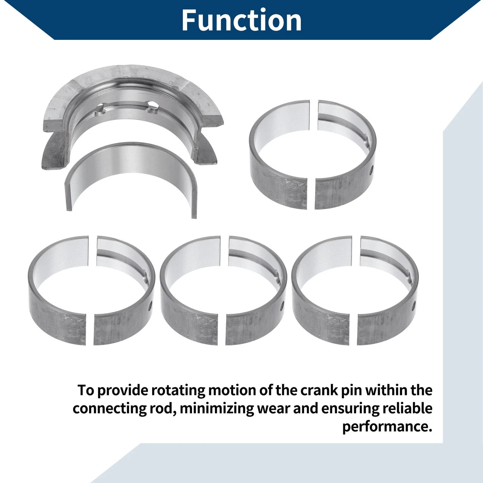 Main Bearing Set No.L3Y211SGO for Mazda 3 (2001–2010)
