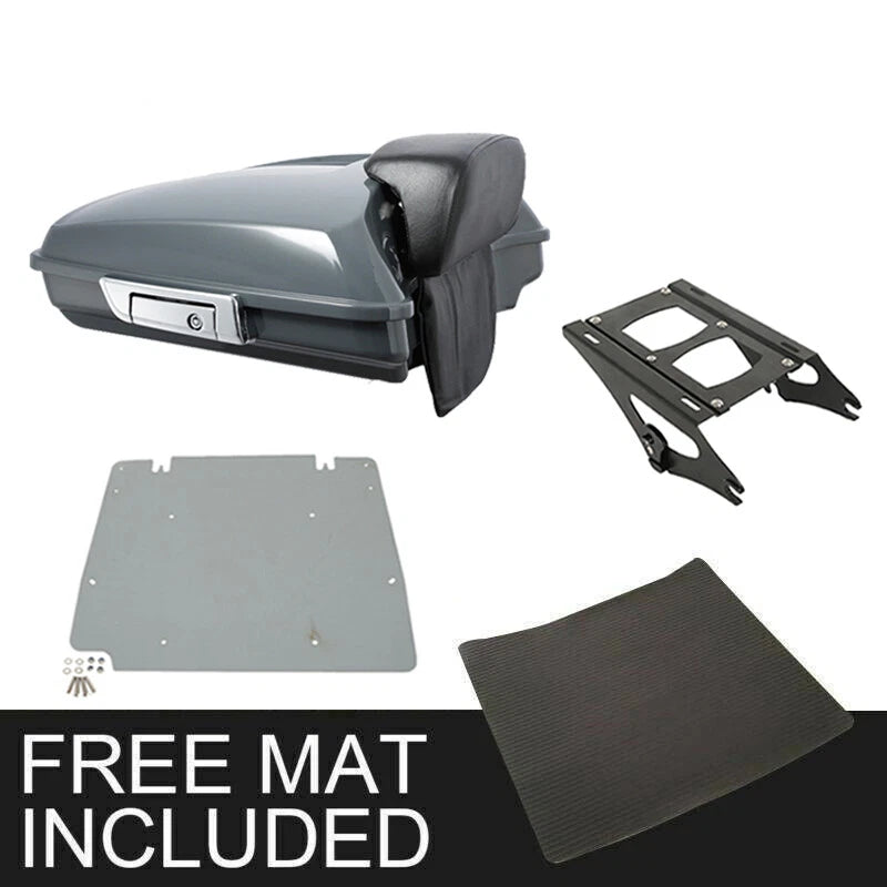 Trunk Backrest Pad Mount Plate for Harley Road King (2014–2026)