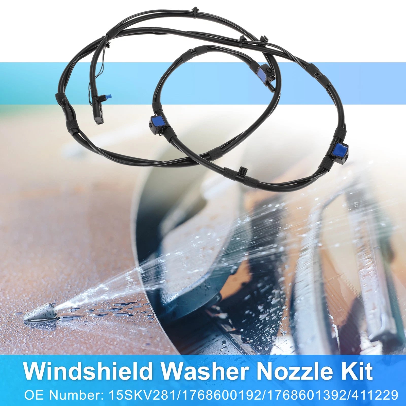 Windshield Washer Nozzle Kit for Mercedes-Benz A-Class (W176) A 15SKV281