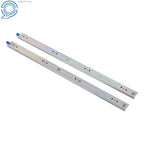 36" Side Mount Drawer Slides Locking 250lb Full Extension Rails for Cabinets