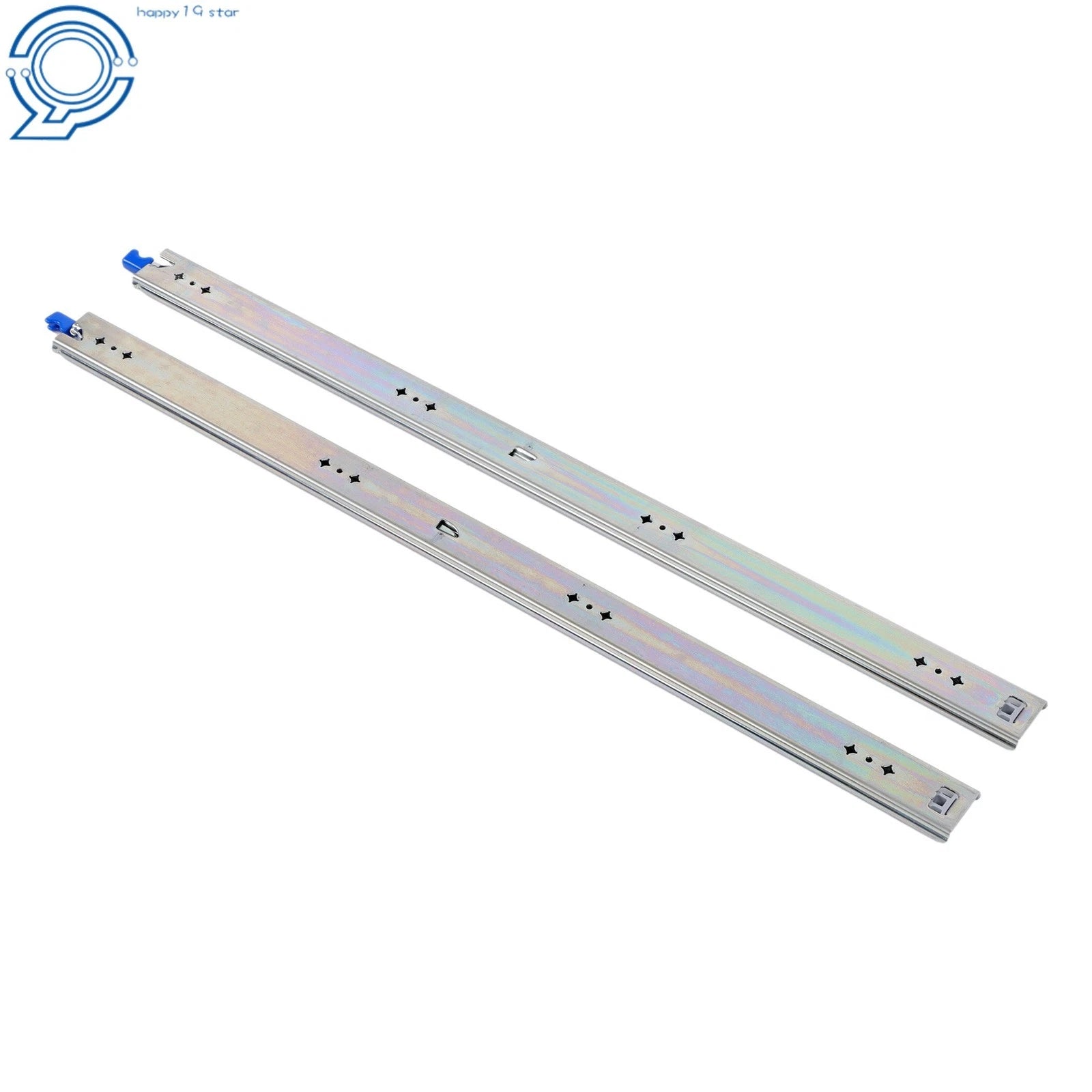 36" Side Mount Drawer Slides Locking 250lb Full Extension Rails for Cabinets
