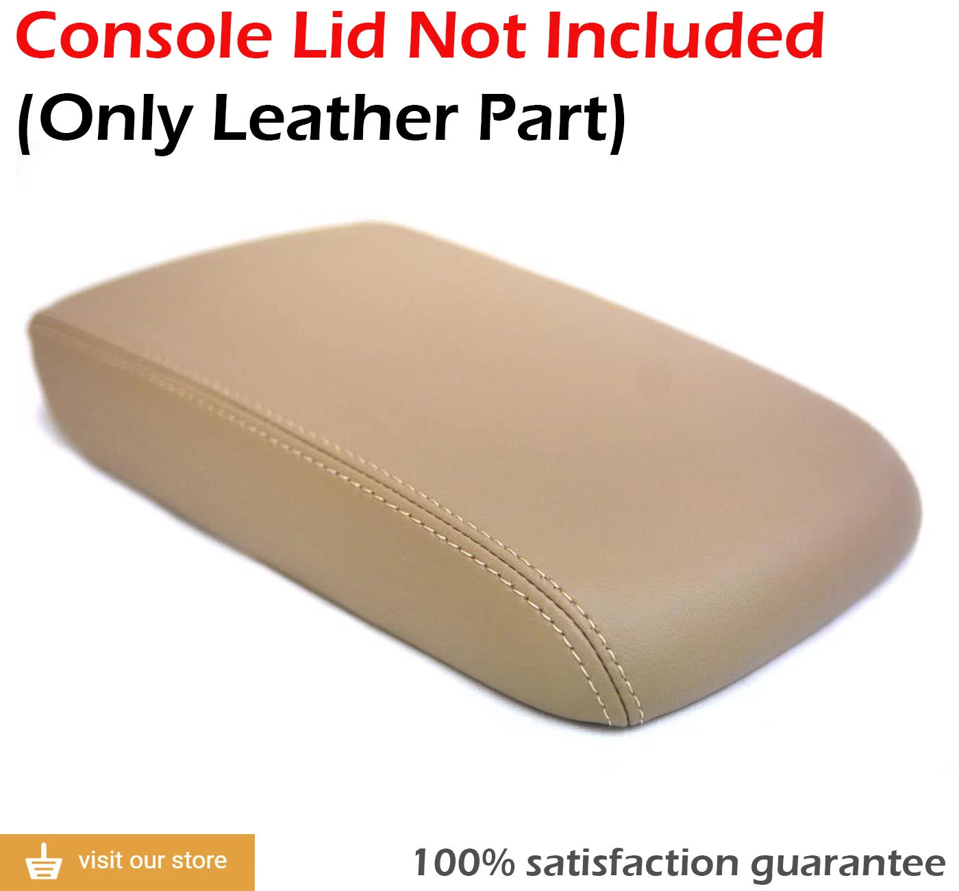 Leather Synthetic Center Console Armrest Cover for Volkswagen Passat (2011–2018)