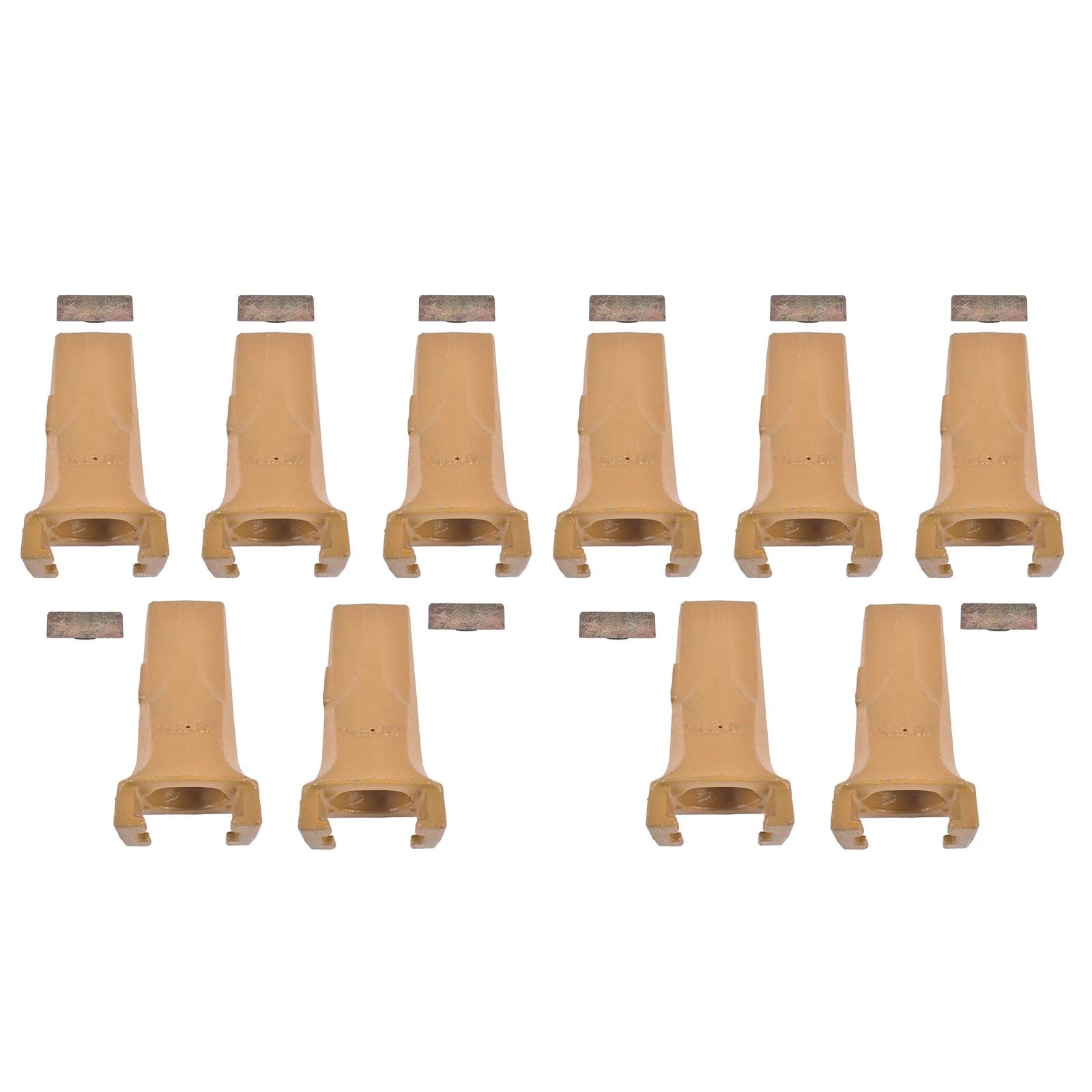 Set of 10 Bucket Teeth for Backhoe Loader (Compatible with V17SYL)