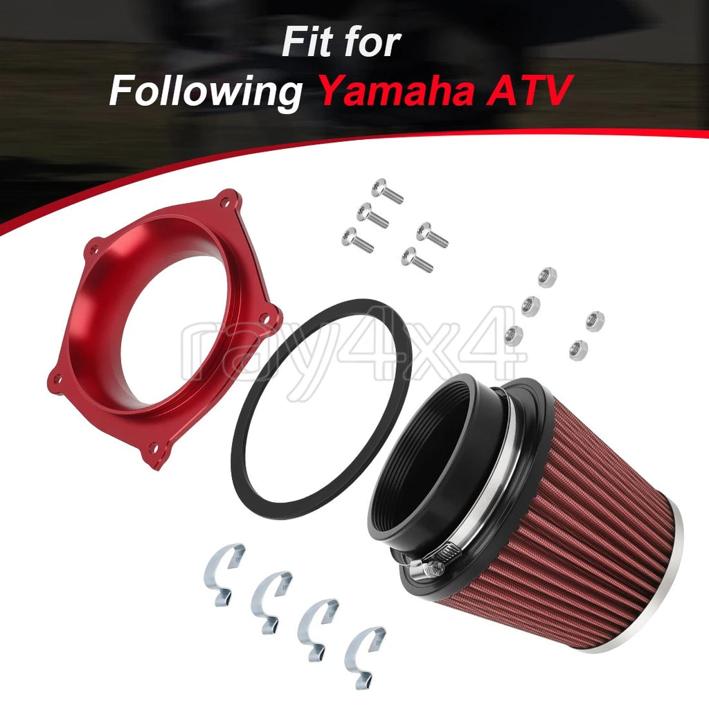 Airbox Filter Intake Adapter Kit for Yamaha YFZ450X YFZ450 YFZ450R (2009–2024)