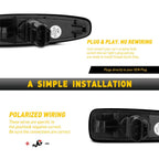 Sequential Smoked LED Side Marker Signal Turn Light for Mitsubishi Lancer EVO X (2008–2015)