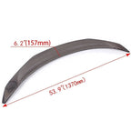 V Style Carbon Fiber Rear Trunk Spoiler for Model 3 (2017–2023)