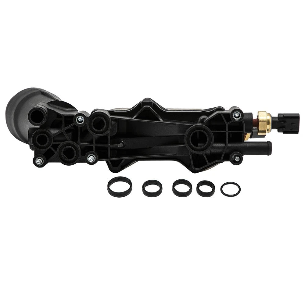 Oil Cooler Filter Housing Adapter w/ Sensor for Ram 1500 2500 3500 (2013–2023) 68105583AA