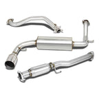 4.5" Tip Stainless Catback Exhaust for Honda CR-X HB (1988–1991)