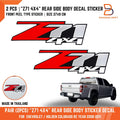 Z71 4x4 Offroad Side Decal Stickers for Holden Colorado (2004-2012)