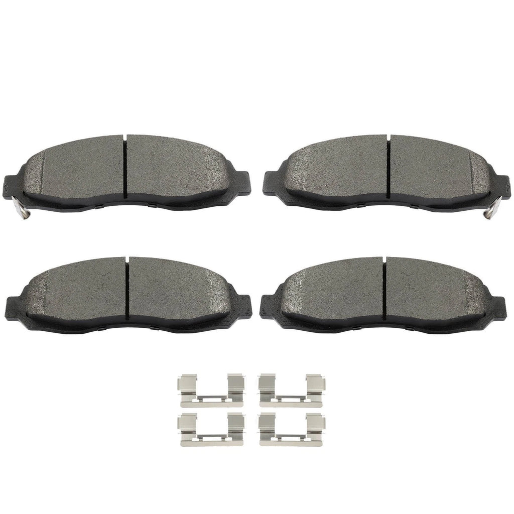 8PCS Semi-Metallic Brake Pads for Dodge Dakota (2003–2004) 962 963