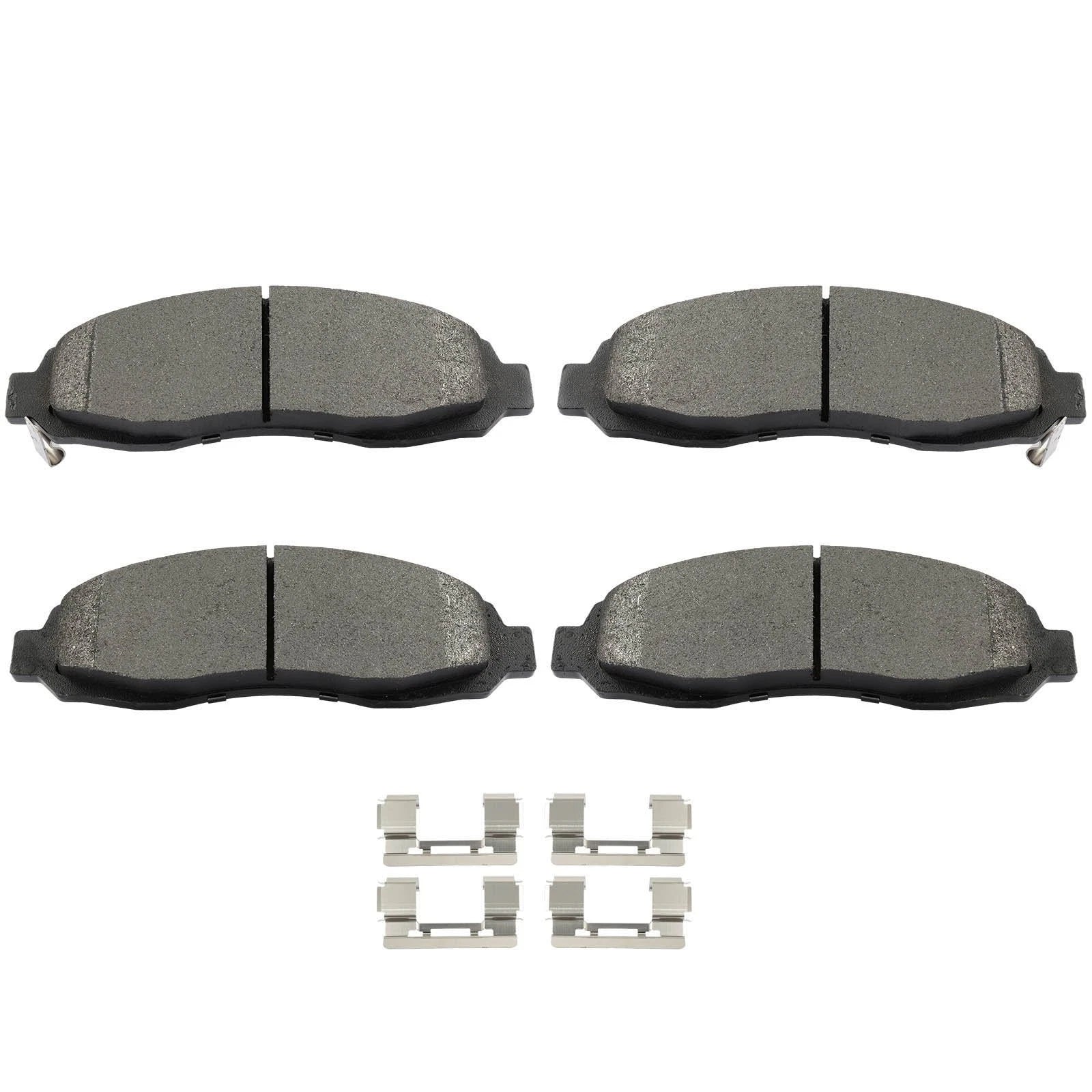 8PCS Semi-Metallic Brake Pads for Dodge Dakota (2003–2004) 962 963