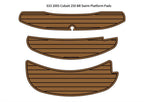 Swim Platform Step Pad for Cobalt 250 BR (2005) - EVA Foam Teak Deck Mat